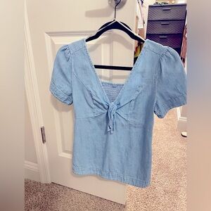 Denim blouse
